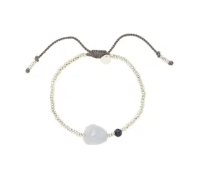 A Beautiful Story Surprise 126 Blue Lace Agate Lapis Lazuli Bracelet SC