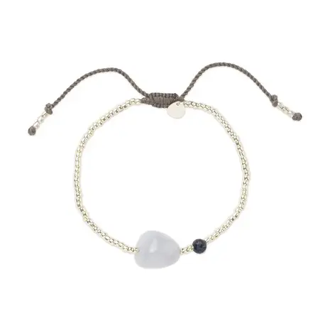 A Beautiful Story Surprise 126 Blue Lace Agate Lapis Lazuli Bracelet SC