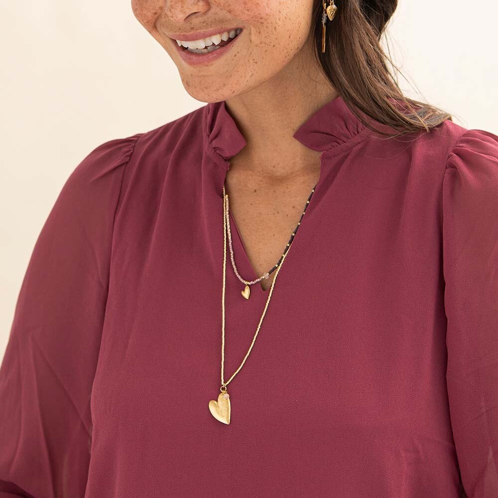 A Beautiful Story Paradise Rose Quartz Necklace GC