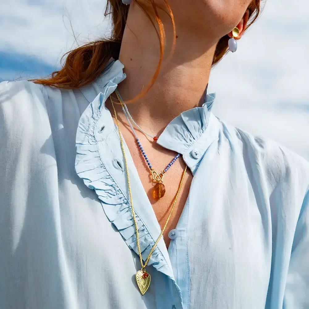 A Beautiful Story Awake Carnelian Necklace GC