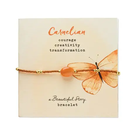 A Beautiful Story Wanting Carnelian Bracelet GC