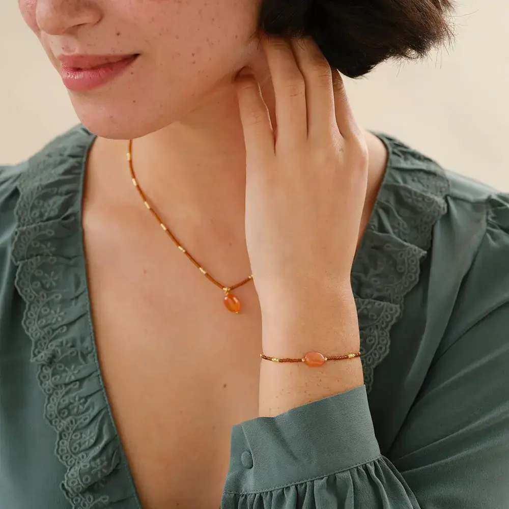 A Beautiful Story Wanting Carnelian Bracelet GC