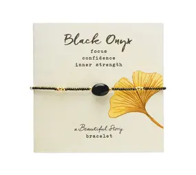 A Beautiful Story Wanting Black Onyx Bracelet GC