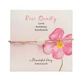 A Beautiful Story Wanting Rose Quartz Bracelet GC