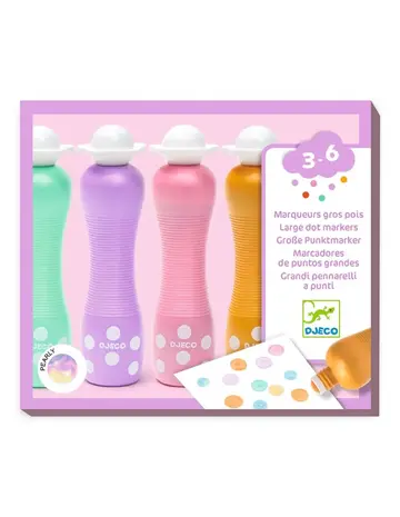 Djeco Grote Puntmarkers - Pearly