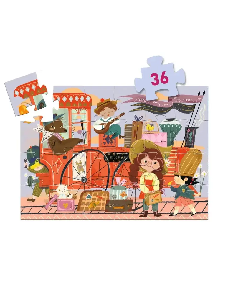 Djeco Puzzel Mia's Reis - 36pcs