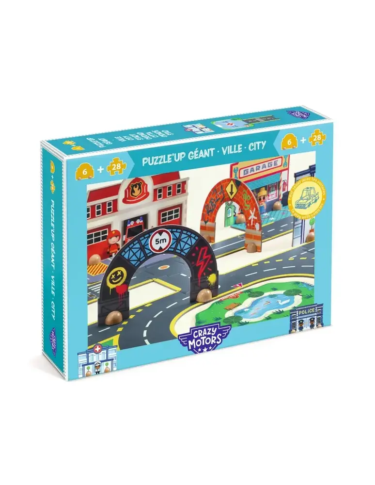 Djeco Puzzl'Up City-Giant - 33 pcs