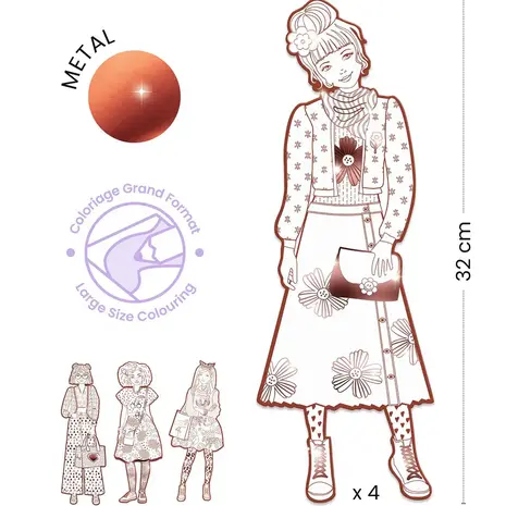 Djeco Outfits Kleuren - Nina &  friends