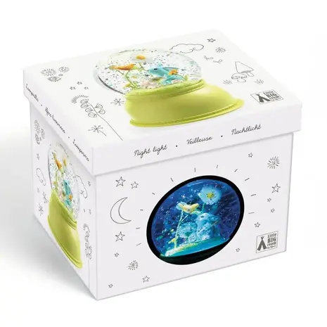 Djeco Nachtlamp Snow Ball Magic Konijntje