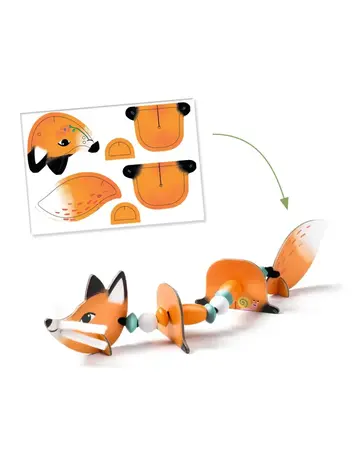 Djeco Schattige Dieren Rijgen