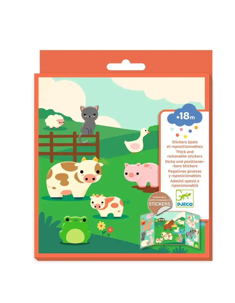 Djeco Stickers Boerderijdieren