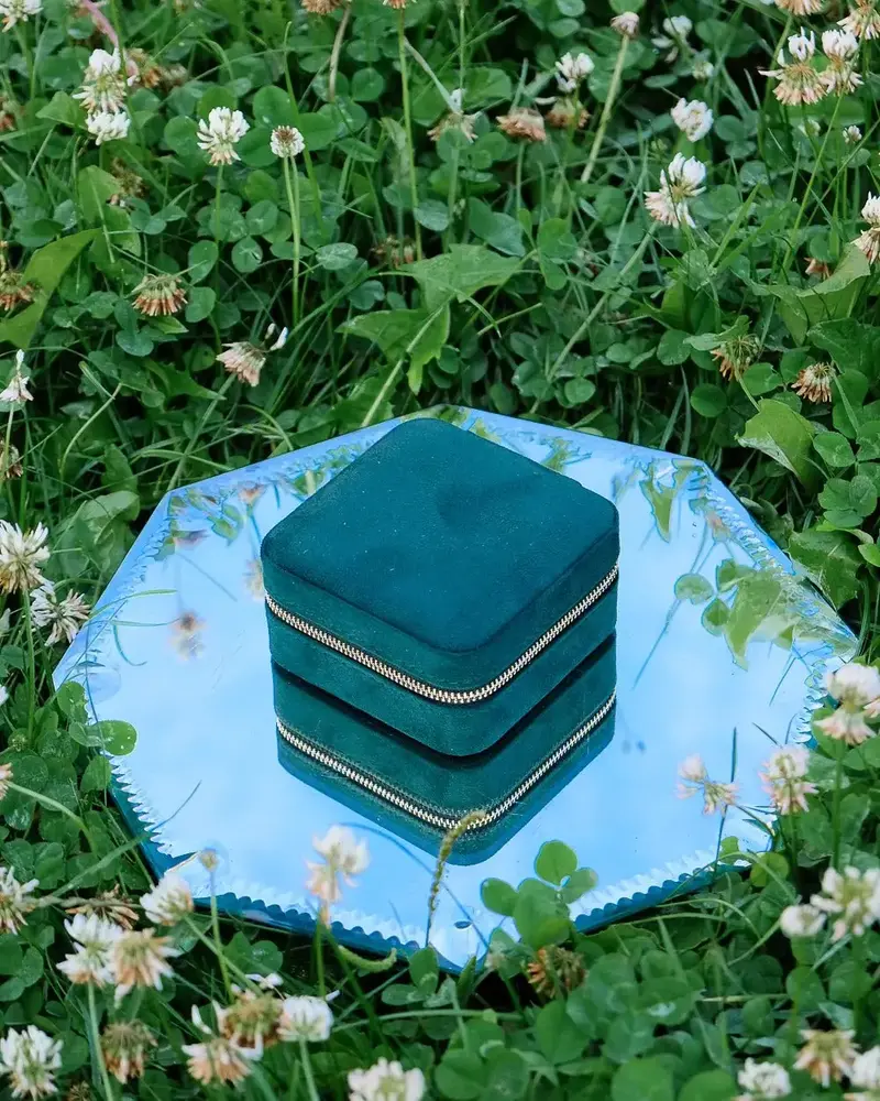 Maison Scarlett Sieradendoos Corinne - Velours Groen