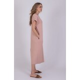 The Clothed Jurk Luanda - Old Pink