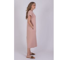 The Clothed Jurk Luanda - Old Pink