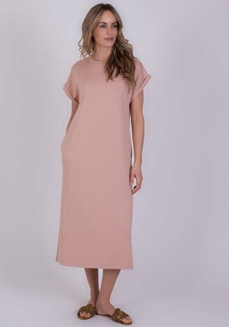 The Clothed Jurk Luanda - Old Pink