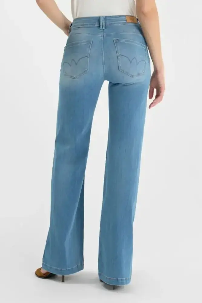 Le Temps des Cerises Jeans Pulpflare Axis - Blue
