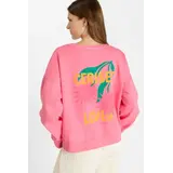Le Temps des Cerises Piraya Sweatshirt - Pink Fluo