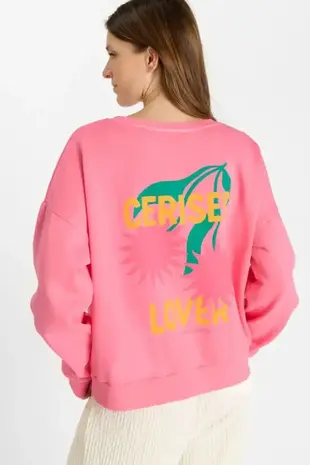 Le Temps des Cerises Piraya Sweatshirt - Pink Fluo