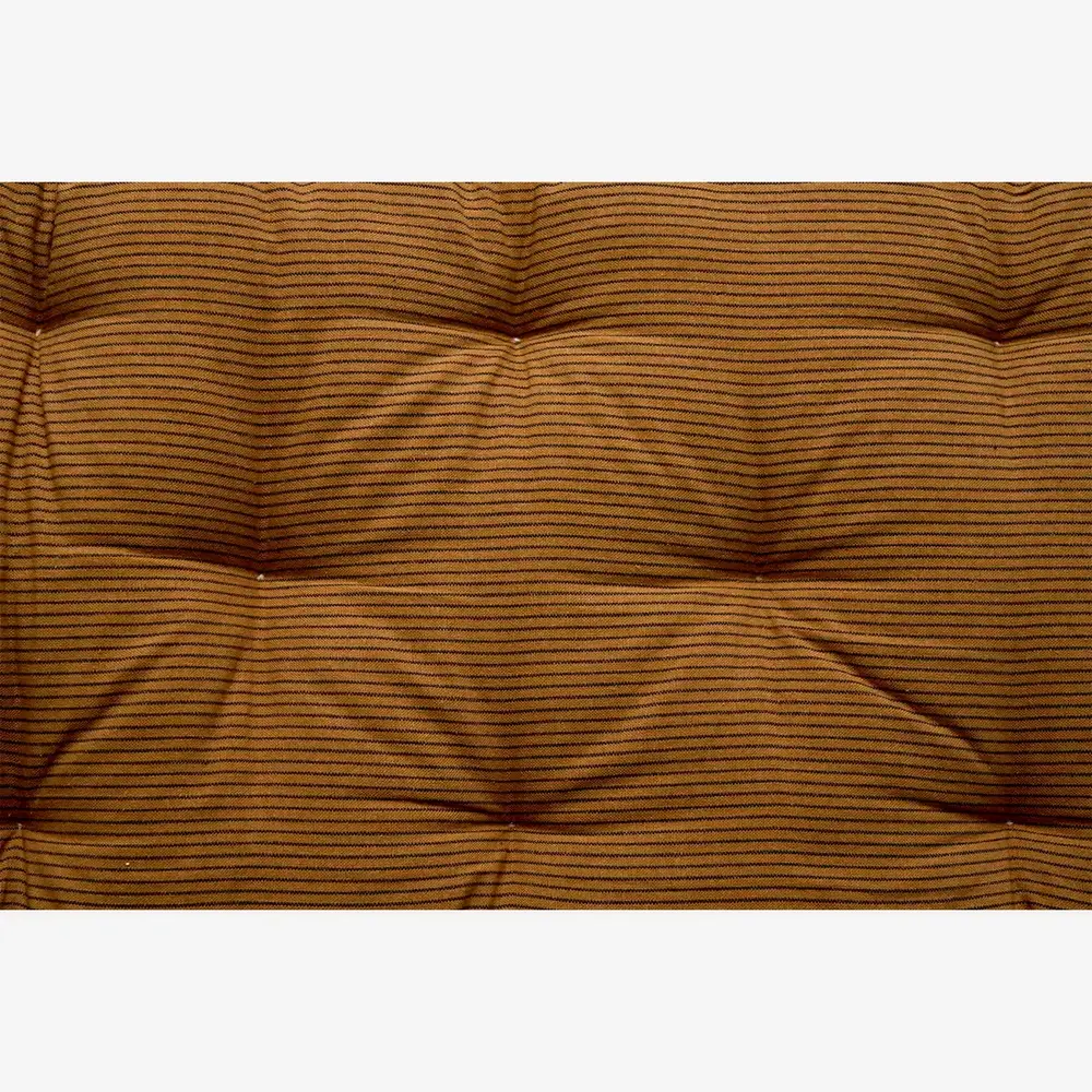 Madam Stoltz Printed cotton mattress - Sugar almond, black Madam Stoltz Printed cotton mattress - Sugar almond, black