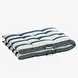 Madam Stoltz Striped cotton mattress - Blue, white, grey