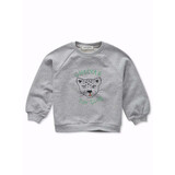 Sproet & Sprout Raglan sweatshirt cheetah - Grey Melee