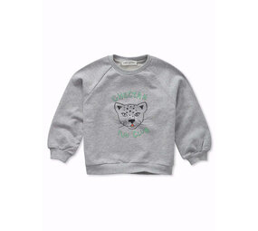 Sproet & Sprout Raglan sweatshirt cheetah - Grey Melee Sproet & Sprout Raglan sweatshirt cheetah - Grey Melee
