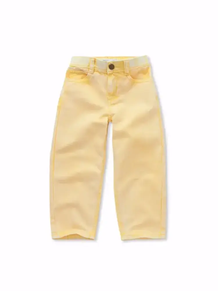 Sproet & Sprout Denim pants yellow - Pastel Yellow