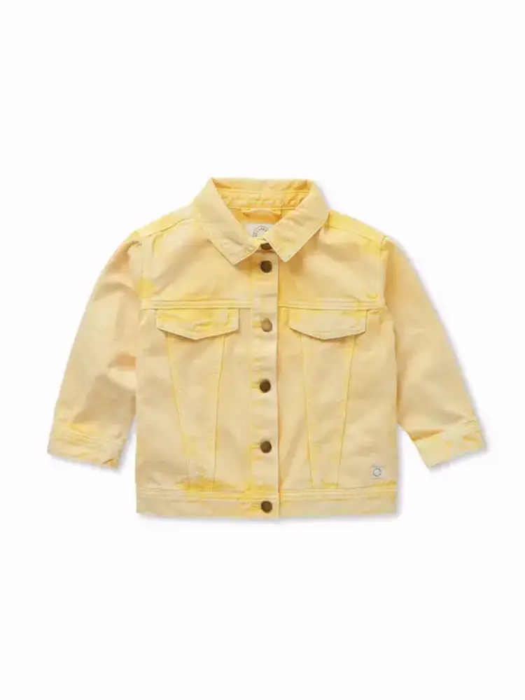Sproet & Sprout Denim jacket - Pastel Yellow