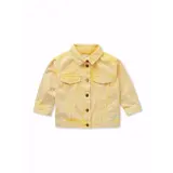 Sproet & Sprout Denim jacket - Pastel Yellow
