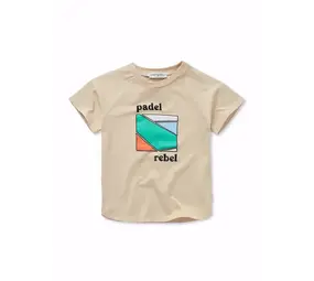 Sproet & Sprout Raglan T-shirt padel rebel - Sesame