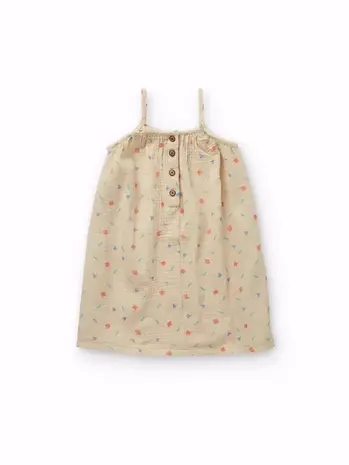 Sproet & Sprout Muslin dress sprinkle - Sesame
