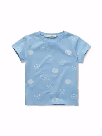 Sproet & Sprout T-shirt balls print - Forever Blue Sproet & Sprout T-shirt balls print - Forever Blue