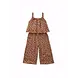 Sproet & Sprout Muslin jumpsuit animal print - Camel