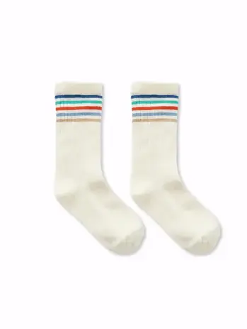 Sproet & Sprout Sport socks blue - Off-white Sproet & Sprout Sport socks blue - Off-white