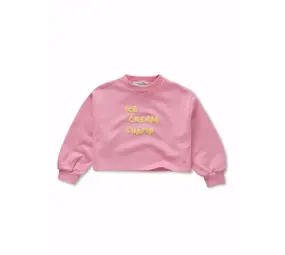 Sproet & Sprout Boxy batman sleeve ice cream - Podium Pink