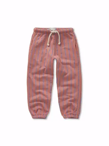 Sproet & Sprout Striped sweatpants - Rose dawn
