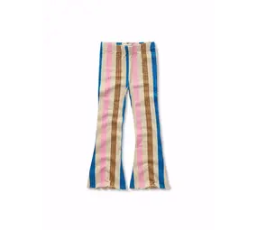 Sproet & Sprout Flared legging stripes - Sesame