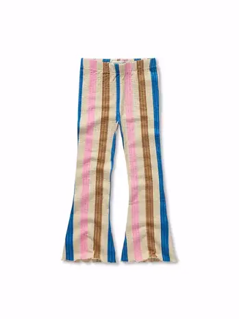 Sproet & Sprout Flared legging stripes - Sesame