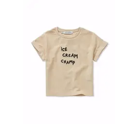Sproet & Sprout Terry T-shirt ice cream champ - Sesame