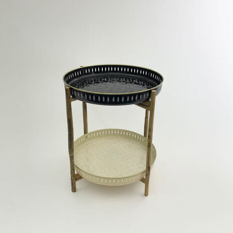 Tafelstandaard Double Bamboe - Medium