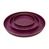 Dienblad Berbere - Burgundy - Groot