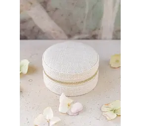 Maison Scarlett Sieradendoosje Yvonne - Linnen Beige