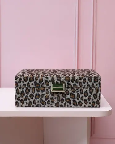 Maison Scarlett Sieradendoos  Louise - Leopard