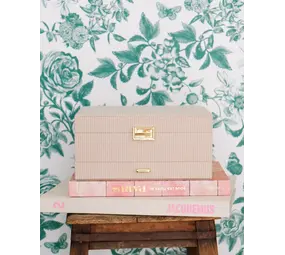 Maison Scarlett Sieradendoos Denise - Corduroy Beige Maison Scarlett Sieradendoos Denise - Corduroy Beige