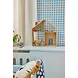 Rice Paper Rope Shelf House - Blue