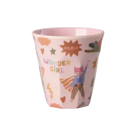 Rice Beker - Hero print - Roze