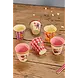 Rice Kleine beker Hero (roze) - set van 6