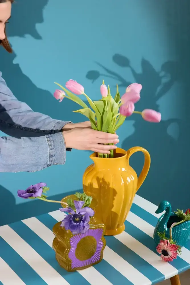 Rice Keramiek Kan - Geel