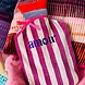 Noi Hamburg Hot Water Bottle Velvet Pinstripe Amour