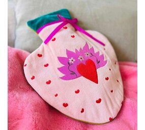 Noi Hamburg Hot Water Bottle Heart Velvet